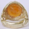 Iran Islam Shia Holy Names of Allah & Panjtan-e Pak Engraved on Natural Agate Aqeeq Aqiq Silver 9 Ring