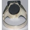 Iran Islam Shia shahada Shahadatain Engraved on Natural Yellow Agate Aqeeq Aqiq Akeek Sterling Silver 925 Ring