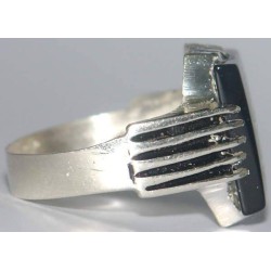 Iran Islam Shia shahada Shahadatain Engraved on Natural Yellow Agate Aqeeq Aqiq Akeek Sterling Silver 925 Ring