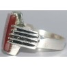 Iran Islam Shia shahada Shahadatain Engraved on Natural Agate Aqeeq Aqiq Akeek Sterling Silver 925 Ring