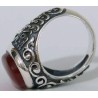 Iran Islam Shia 8th Imam Ali Reza Son of Imam Musa Al-Kazim Natural Agate Aqeeq Akeek Aqiq Sterling Silver 925 Ring