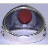 Iran Islam Shia Fatimah Az-Zahra Paradisiacal Human Being Ya Hawrau Insiya Natural Agate Sterling Silver 925 Ring