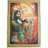 Iran Islam Shia Imam Husain Holding His Martyr Son Ali Al-Asghar Poster