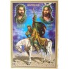 Islam Shia Imam Abbas Riding His Warhorse in Karbala Poster