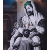 Iran Islam Shia Imam Ali Father of Orphans Hugging them & Giving them Food Poster