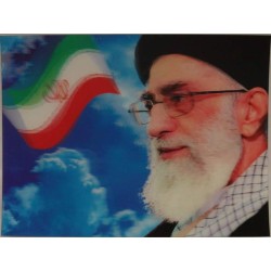 Iran Islam Shia Leader Ayatollah Khamenei 3D Three Dimensional Washable Poster