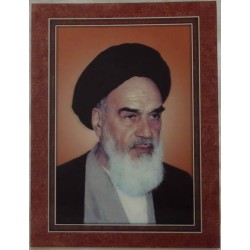 Iran Islam Shia Imam Khomeini Leader of the Islamic Revolution in 1979 3D Three Dimensional Washable Poster