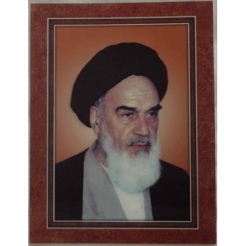 Iran Islam Shia Imam Khomeini Leader of the Islamic Revolution in 1979 3D Three Dimensional Washable Poster