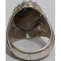 Iran Persian Natural Neyshabur Firoozeh Shajar Turquoise Handmade Sterling Silver 925 Ring
