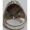 Iran Persian Natural Neyshabur Firoozeh Shajar Turquoise Handmade Sterling Silver 925 Ring
