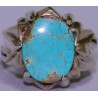 Iran Persian Natural Neyshabur Firoozeh Shajar Turquoise Handmade Sterling Silver 925 Ring