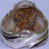 Iran Persian Natural Neyshabur Firoozeh Shajar Turquoise Handmade Sterling Silver 925 Ring
