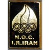 National Olympic Committee of the Islamic Republic of Iran English Wording BLACK NOC Pin