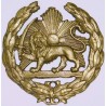 Iran Reza Shah Pahlavi Era Lion & Sun ( Shiro Khorshid ) Police Law Enforcement Big Size REAL Cap Badge