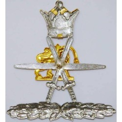 Iran Shah Era Shiro Khorshid Gendarmeri Police Commissioned Officer Cap Badge in its Younesi Original Pack