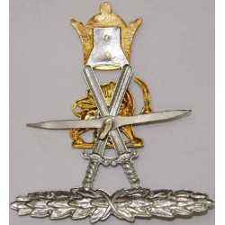 Iran Shah Era Shiro Khorshid Gendarmeri Police Commissioned Officer Cap Badge in its Samari Original Pack