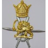 Iran Shah Era Shiro Khorshid Enlisted Gendarmeri Police Cap Badge in its Samari Original Pack