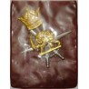 Iran Shah Era Shiro Khorshid Enlisted Gendarmeri Police Cap Badge in its Samari Original Pack