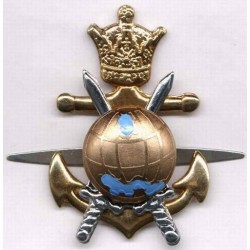 Iran Iranian Marines Shah Era Military Navy Crown Anchor Cap Badge