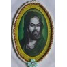 Iran Islam Shia Imam Husain Portrait surrounded with Ayat Al-Kursy Beautiful Wall Hanging