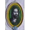 Iran Islam Shia Imam Husain Portrait surrounded with Ayat Al-Kursy Beautiful Wall Hanging