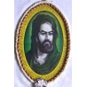 Iran Islam Shia Imam Husain Portrait surrounded with Ayat Al-Kursy Beautiful Wall Hanging