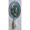 Iran Islam Shia Hazrat Abolfazl on River Forat Portrait surrounded with Ayat Al-Kursy Beautiful Wall Hanging