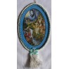Iran Islam Shia Imam Reza placing Himself as Surety for a Deer Portrait surrounded with Ayat Al-Kursy Beautiful Wall Hanging