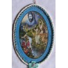 Iran Islam Shia Imam Reza placing Himself as Surety for a Deer Portrait surrounded with Ayat Al-Kursy Beautiful Wall Hanging