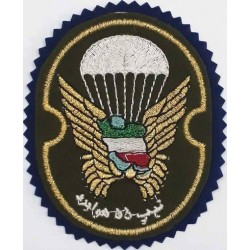 Iran Military Army 55th Airborne Brigade Special Forces Type I with Dark Blue Cloth Background Patch