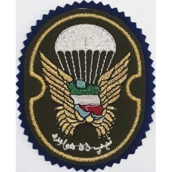 Iran Military Army 55th Airborne Brigade Special Forces Type I with Dark Blue Cloth Background Patch