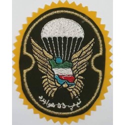 Iran Military Army 55th Airborne Brigade Special Forces Type I with Yellow Colour Cloth Background Patch