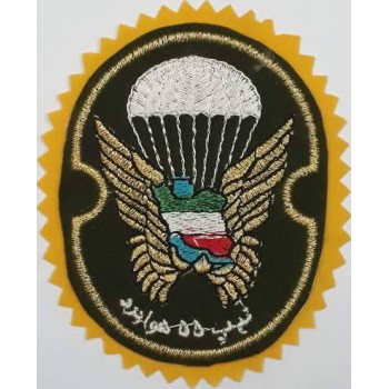 Iran Military Army 55th Airborne Brigade Special Forces Type I with Yellow Colour Cloth Background Patch