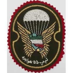 Iran Military Army 55th Airborne Brigade Special Forces Type I with Red Colour Cloth Background Patch