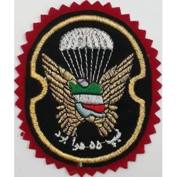 Iran Military Army 55th Airborne Brigade Special Forces Type II with Red Colour Cloth Background Patch