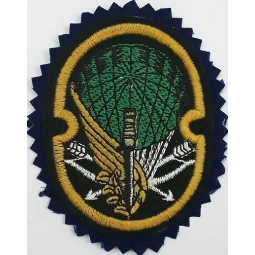 Iran Military Army 65th Airborne Special Forces (NOHED) Brigade Type I with Dark Blue Colour Cloth Background Patch Iran Military Army 65th Airborne Special Forces (NOHED) Brigade Type I with Dark Blue Colour Cloth Background Patch