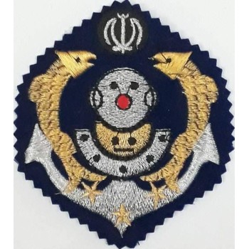 Iran Military Navy Special Forces 3rd Class (3 Star) Deep Sea Diving Diver & combat swimmer Scuba Patch Insignia