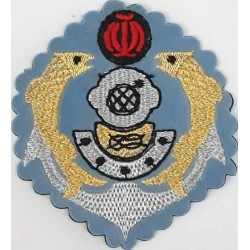 Iran Military Navy Special Forces Deep Sea Diving Diver & combat swimmer Scuba Patch Insignia - Type II