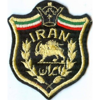 Iran Shah Pahlavi Era Lion & Sun ( Shiro Khorshid ) Ground Forces Assigned Outside Country Military Original Embroidered Patch