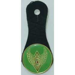 Iran Train Railroad Railway Locomotive Driver Breast Badge on Fob