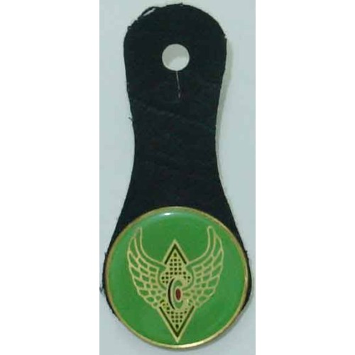 Iran Train Railroad Railway Locomotive Driver Breast Badge on Fob