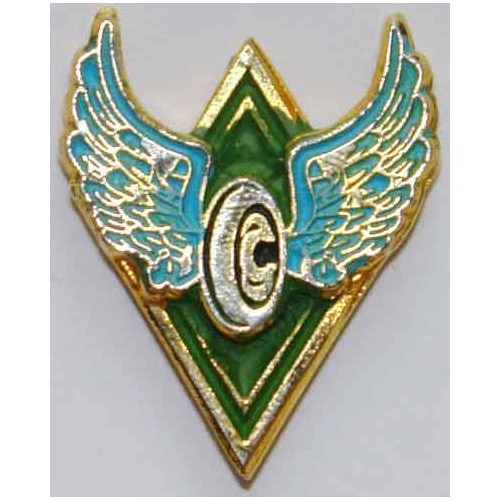 Iran Train Railroad Railway Locomotive Driver Metal Badge