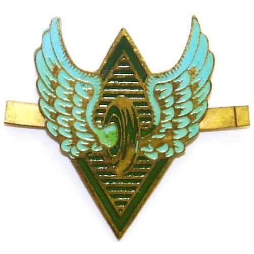 Iran Train Railroad Railway Locomotive Driver Metal Cap Badge