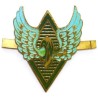 Iran Train Railroad Railway Locomotive Driver Metal Cap Badge