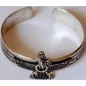 IRAN Persia Silver 900 Zoroastrian Farvahar Bracelet