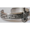 IRAN Persia Silver 900 Zoroastrian Farvahar Bracelet