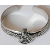 IRAN Persia Silver 900 Zoroastrian Farvahar Bracelet