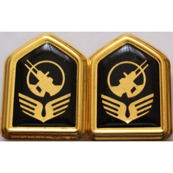 Iran Islam Shia Military IRGC Air Defense Collar Badge Branch Insignia