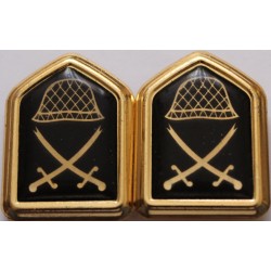 Iran Islam Shia Military IRGC Infantry Collar Badge Branch Insignia