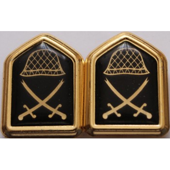 Iran Islam Shia Military IRGC Infantry Collar Badge Branch Insignia